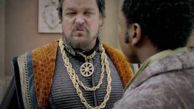 - Just a minute.
- [panting] - Leonardo