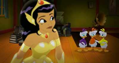 Just as we thought.
Sheldgoose stole the amulets. - Legend of the Three Caballeros