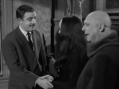 -Just doesn't pay to order by mail.
-I better hide. - The Addams Family