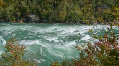 Just downstream from
the Niagara Glen, - World's Most Scenic River Journeys