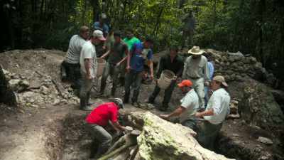 Just earth there. - Lost Treasures of the Maya