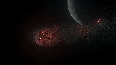 Just this glancing blow
could be enough - Nova