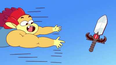Just gonna
get up there and...
[straining] - ThunderCats Roar
