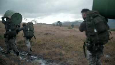 Just half a kilometre from the
finish line, - Celebrity SAS: Who Dares Wins