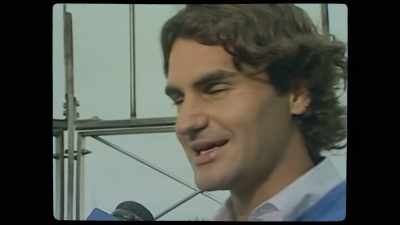 Just having won a Grand Slam - Roger Federer: A Champions Journey
