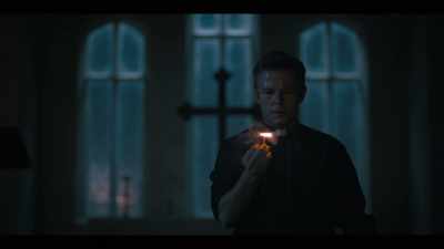 Just before his
death, Reverend Fletcher - The Burning Girls