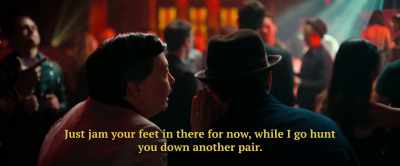 Just jam your feet in there for now,
while I go hunt you down another pair. - Fool's Paradise