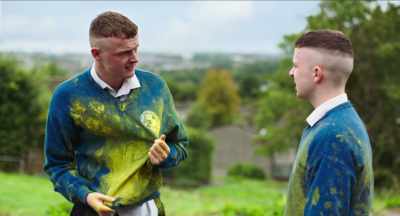 Just keep rubbing it fast. I can see
it coming off slowly. - The Young Offenders