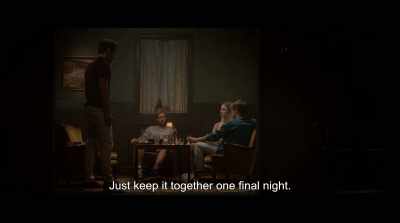Just keep it together one final night. - Lake of Death