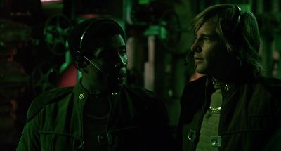 Just keep it up old buddy You're going to get us into real trouble - Battlestar Galactica