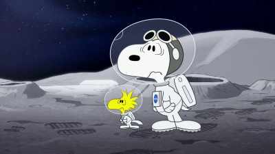 Just kidding.
You should've seen your faces. - Snoopy in Space