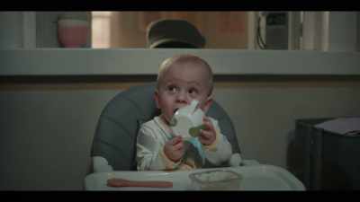 - Just leave him for a second.
- No, Dad, - The Baby
