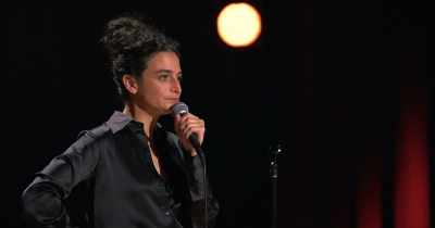 Just lift something up, okay?" - Jenny Slate: Stage Fright