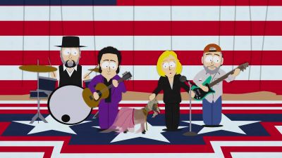 ♪ Just like the
one-winged bird ♪ - South Park