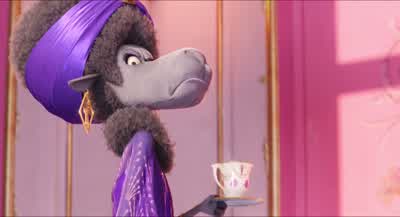 Just look at you dear WowYou don't look a day over 90Oh my goshBuster MoonWe met at Eddie's graduationOh lucky meA visit from my useless grandsonand his ghastly little theater friendLook at that she remembers me - Sing