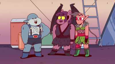-Just me and you.
-Oh, yeah. [chuckles] - ThunderCats Roar