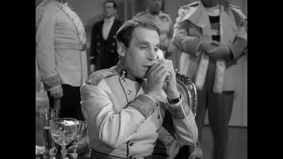Just now he's a little hoarse. - The Great Dictator