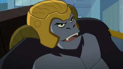 Just one huge chimp
that I control. - Justice League Action