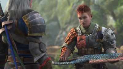 Just, please stay and lead the others. - Monster Hunter: Legends of the Guild