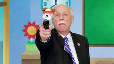 Just remember to point
Puppy Pistol's mouth - Who Is America?
