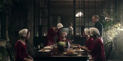 Just right there. - The Handmaid's Tale