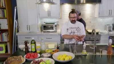 Just rinse them off with some warm water, right? - Selena + Chef