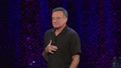Just rub me here.
There we go." - Robin Williams: Come Inside My Mind