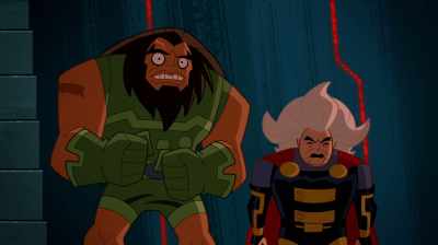 Just saying, team ugly over
here might have a better shot - Justice League Action
