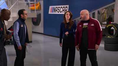 Just showing Catherine
around the garage, and, except for me, - The Crew