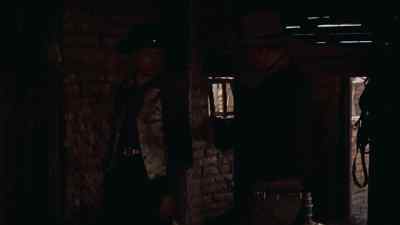 Just sit down over there
on those grain sacks. - Rio Bravo