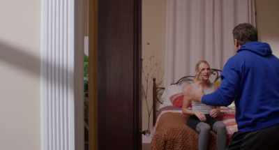 - Just sit.
- Get off of me, Trent. - Resisting Roots