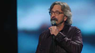 Just standing around
watching the counter - Marc Maron: From Bleak to Dark