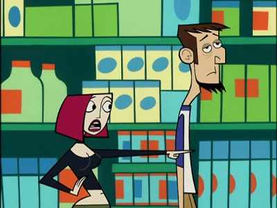 Just step forward
and grab the handle, Abe! - Clone High