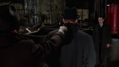 Just swapping prisonersFair trade huh chickenheadUnion boy over here for Mr Boss ManWell look who's here Ha haFat Moe's boneyard boysWhich reminds meHow's that cancer in your gut coming along Chicken Joe - Once Upon a Time in America