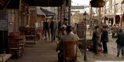 Just the man I was looking for.
- Coulda warned me - Deadwood: The Movie