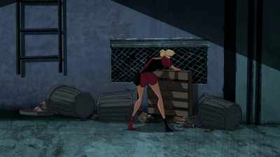 Just when things are getting
interesting? Fat chance! - Batman and Harley Quinn