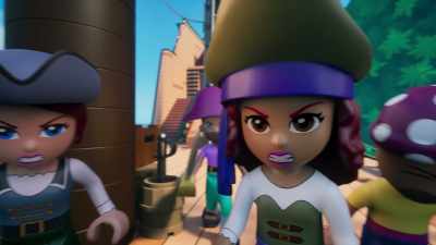 Just think of them as giant Kakamora… - LEGO Disney Princess: The Castle Quest
