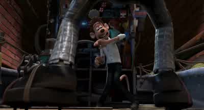 Just thought I'd drop in. - Flushed Away