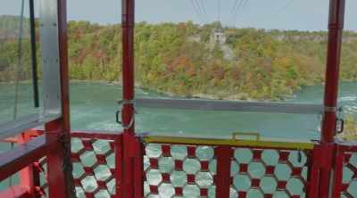 Just three miles from the Falls,
it makes a sudden, sharp turn, - World's Most Scenic River Journeys