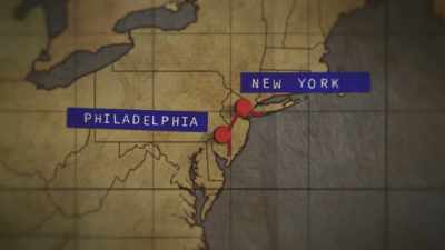 Just under 100 miles
from New York, - Ross Kemp: Mafia and Britain