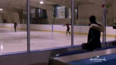 Just waits on tables
in a café, I think. - Love on Ice