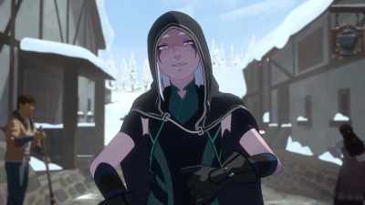 Just walking into town,
without a care in the world, - The Dragon Prince