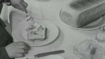 Just when we're getting used to a bit of white bread, - Back in Time for Dinner