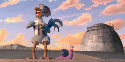 Just as Whizzbang Charlie
thought we were back in Blighty, - Chicken Run: Dawn of the Nugget