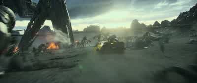 Just you and me, Scourge. - Transformers: Rise of the Beasts