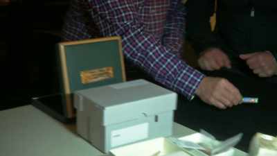 Justin and Dan have seen
John's legendary find first-hand. - Outback Opal Hunters