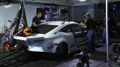 [Justin] So, we're going into
the semifinals, - Street Outlaws No Prep Kings Team Attack