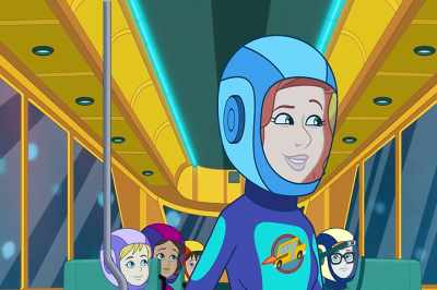 [Jyoti grunts] - The Magic School Bus Rides Again