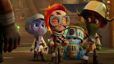 -[Kai, Nash, Lys] Taborr's gang.
-[growls] - Star Wars: Young Jedi Adventures