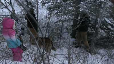 KALEB: And then we'll
build a fire about right here, - Life Below Zero: Next Generation